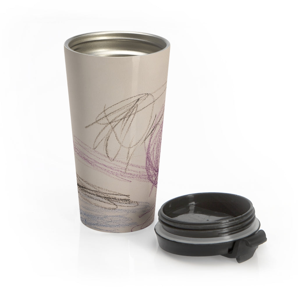 Stainless Steel Travel Mug - Jaxson Design 1